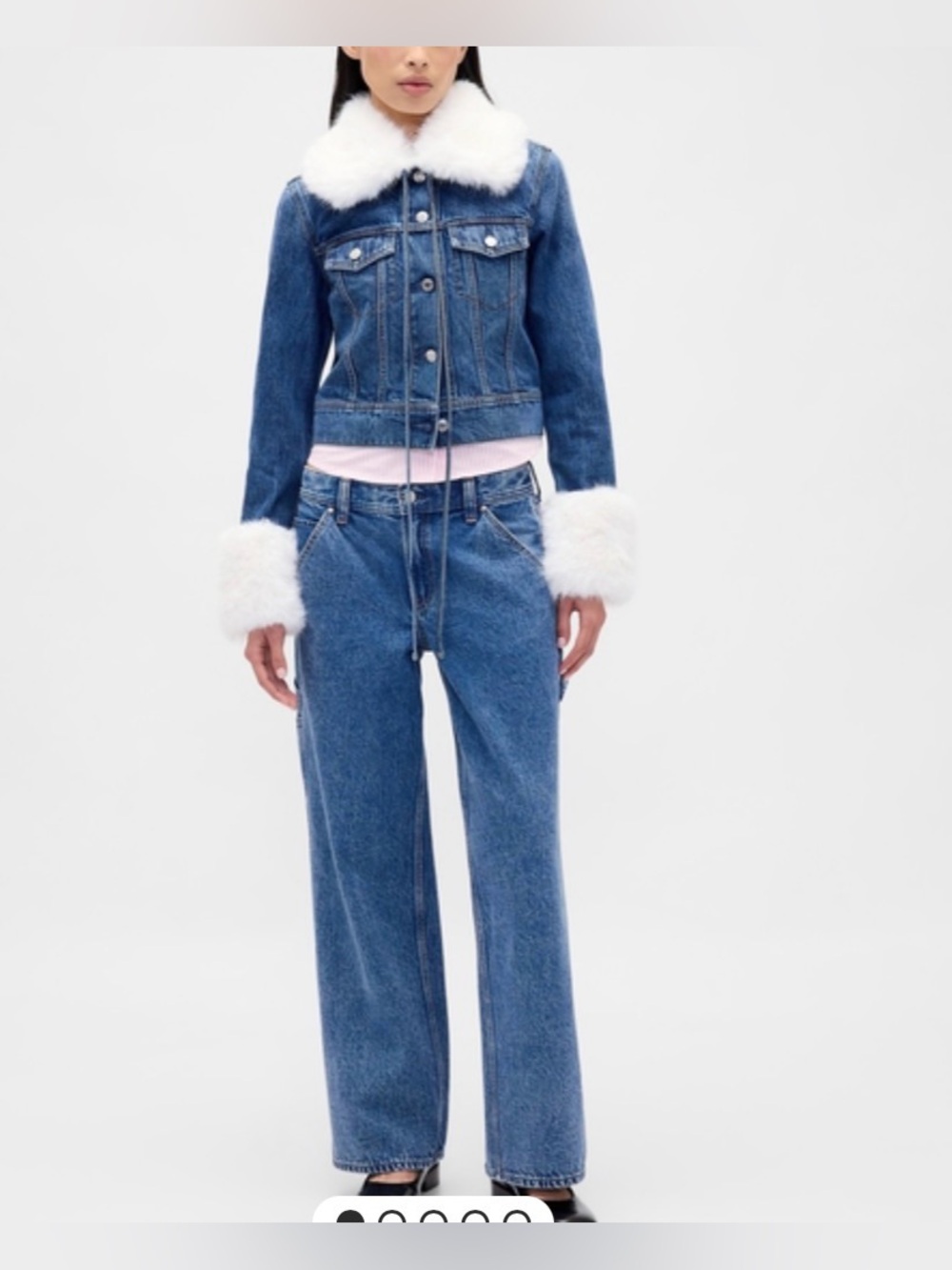 Gap × Sandy Liang Low Rise ‘90s Loose Carpenter Jeans. New with tag limited edit